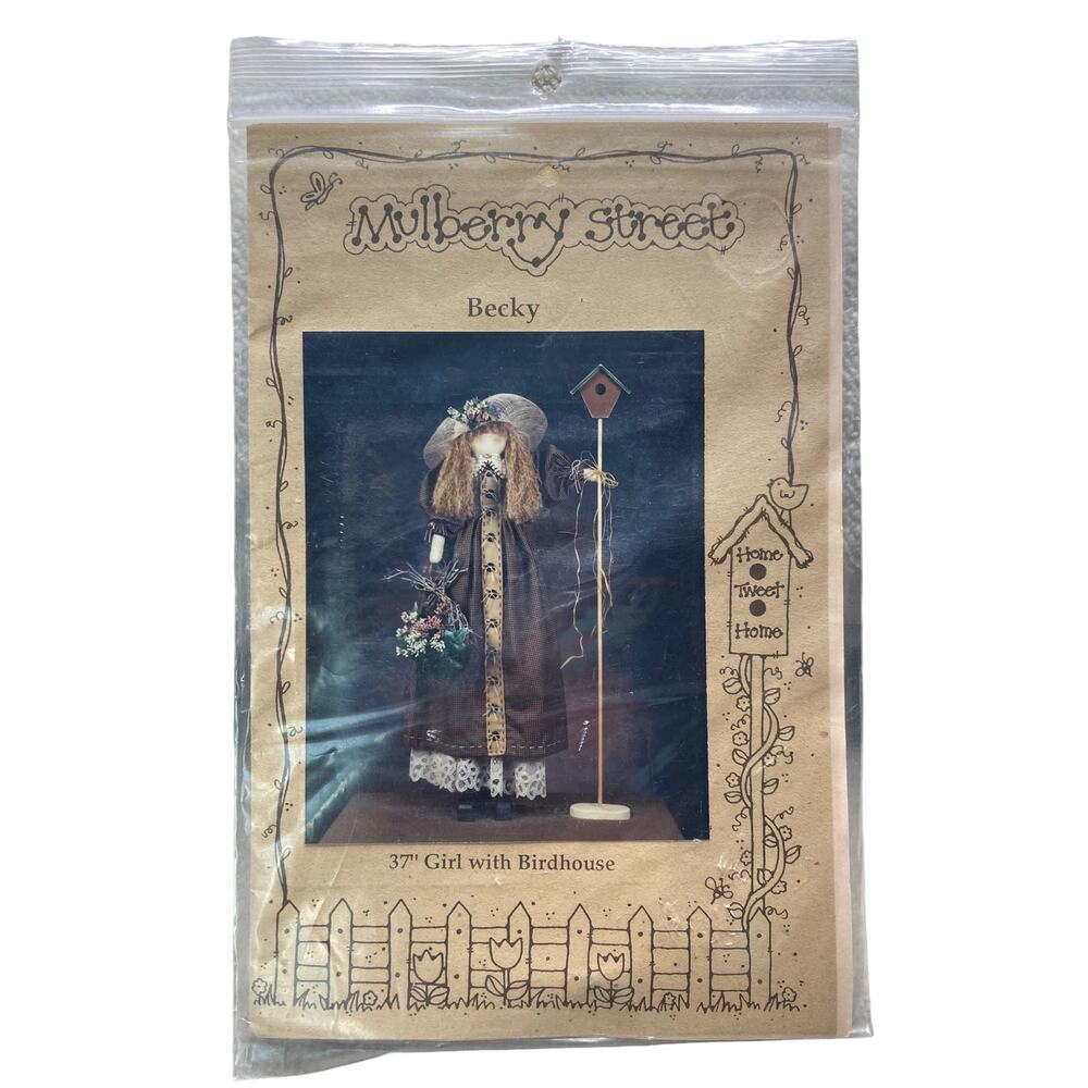 Pattern Mulberry Street 37” Girl with Birdhouse Becky